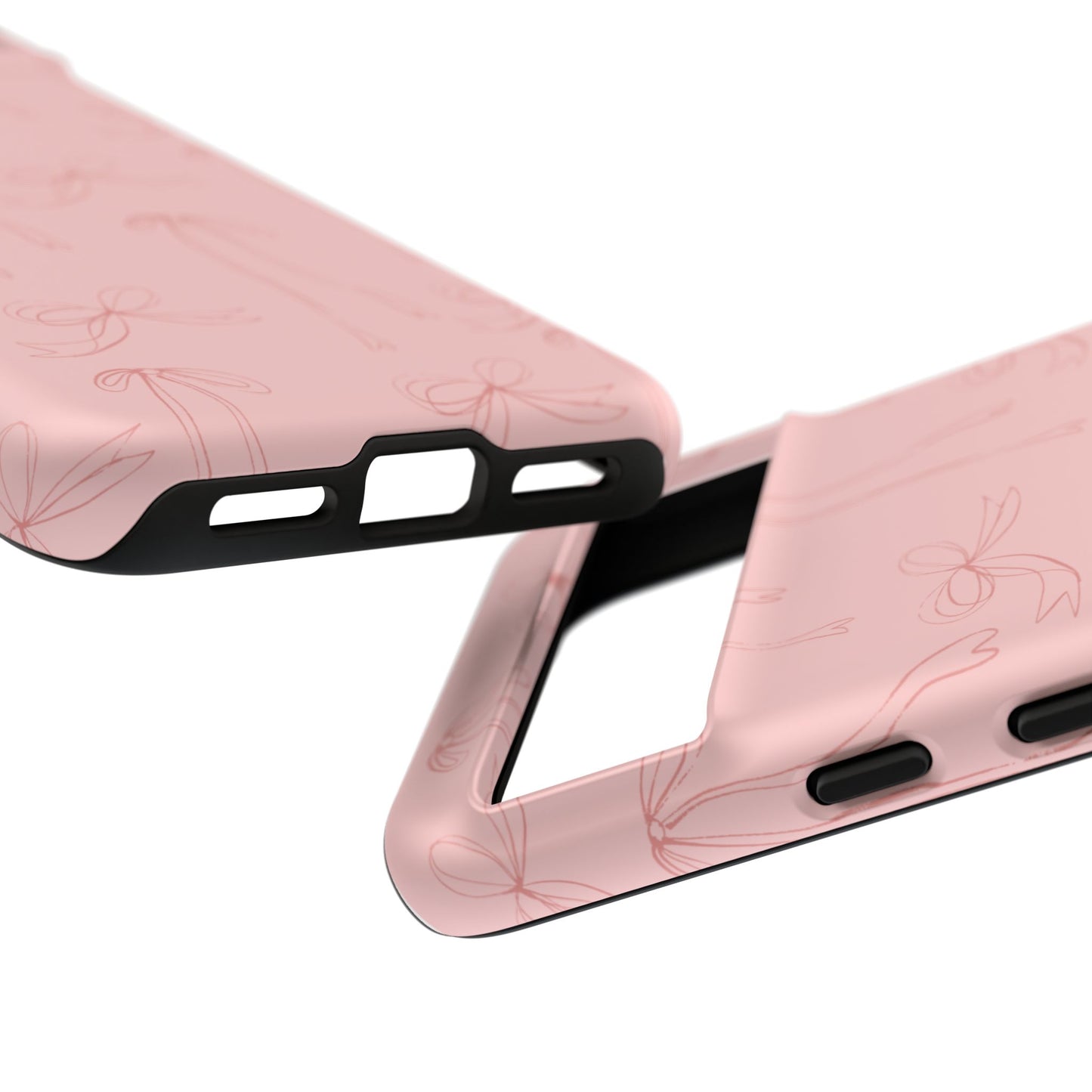 Chic Phone Case with Elegant Bow Design, Stylish Phone Cover, Trendy Accessory for Girls, Birthday Gift, Cute Tech Decor, Protective Case