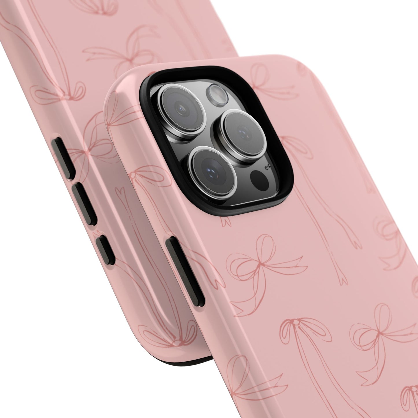 Chic Phone Case with Elegant Bow Design, Stylish Phone Cover, Trendy Accessory for Girls, Birthday Gift, Cute Tech Decor, Protective Case