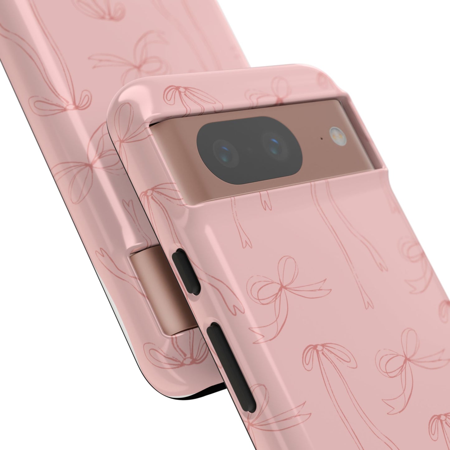 Chic Phone Case with Elegant Bow Design, Stylish Phone Cover, Trendy Accessory for Girls, Birthday Gift, Cute Tech Decor, Protective Case