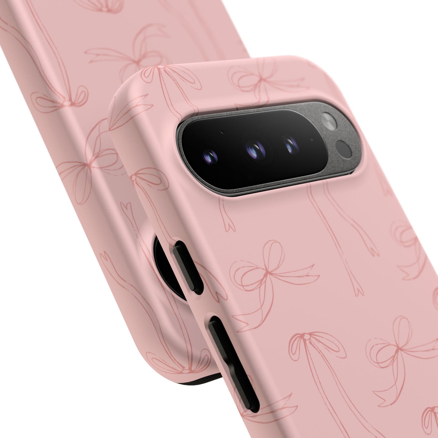 Chic Phone Case with Elegant Bow Design, Stylish Phone Cover, Trendy Accessory for Girls, Birthday Gift, Cute Tech Decor, Protective Case