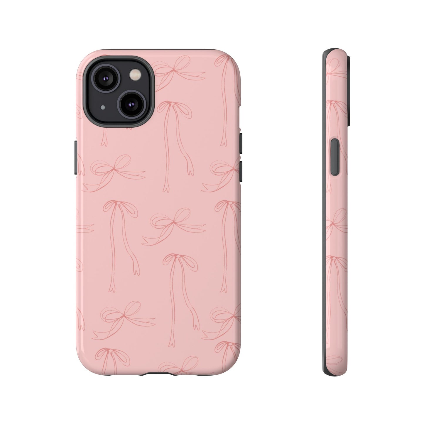 Chic Phone Case with Elegant Bow Design, Stylish Phone Cover, Trendy Accessory for Girls, Birthday Gift, Cute Tech Decor, Protective Case