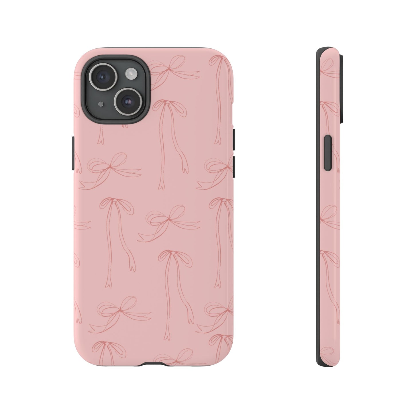 Chic Phone Case with Elegant Bow Design, Stylish Phone Cover, Trendy Accessory for Girls, Birthday Gift, Cute Tech Decor, Protective Case