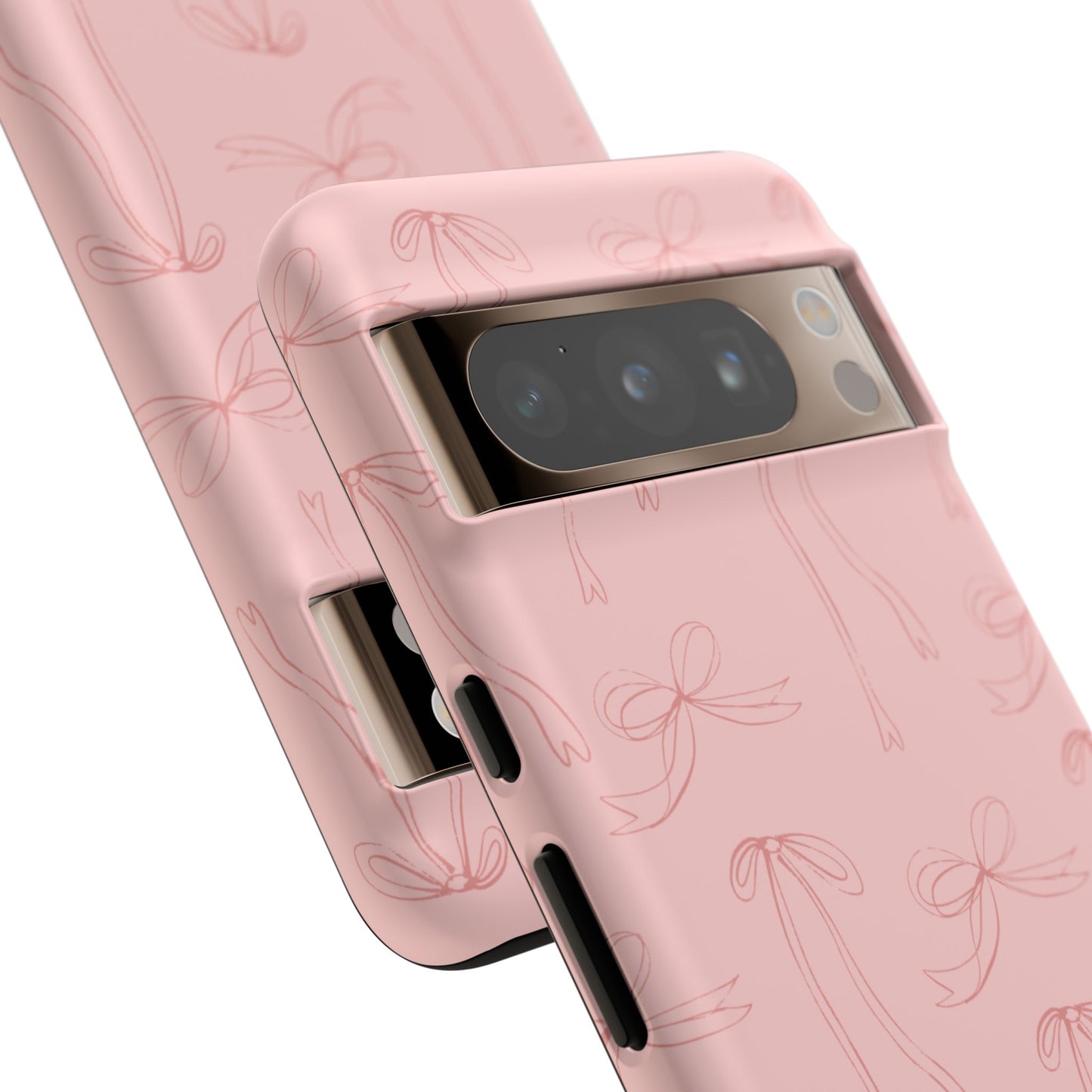 Chic Phone Case with Elegant Bow Design, Stylish Phone Cover, Trendy Accessory for Girls, Birthday Gift, Cute Tech Decor, Protective Case