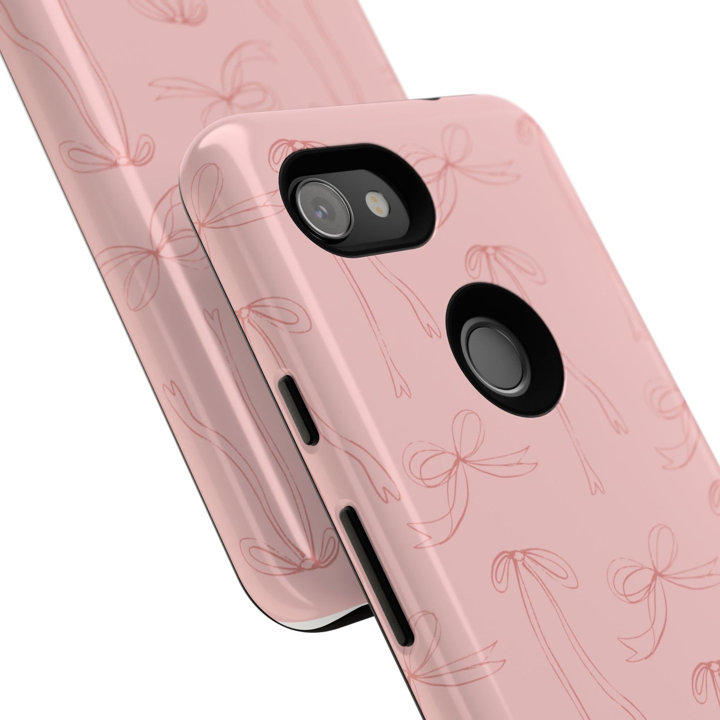 Chic Phone Case with Elegant Bow Design, Stylish Phone Cover, Trendy Accessory for Girls, Birthday Gift, Cute Tech Decor, Protective Case