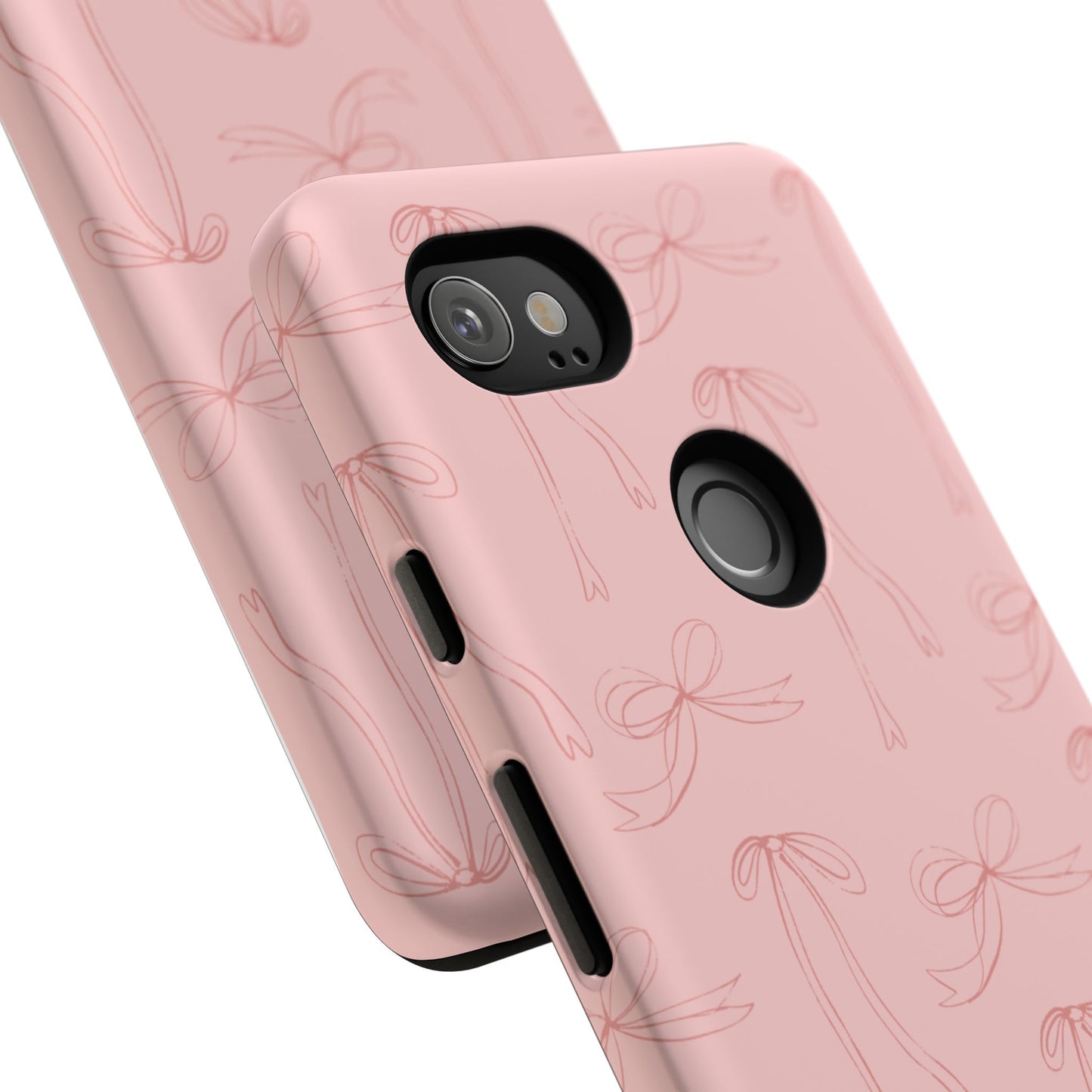 Chic Phone Case with Elegant Bow Design, Stylish Phone Cover, Trendy Accessory for Girls, Birthday Gift, Cute Tech Decor, Protective Case