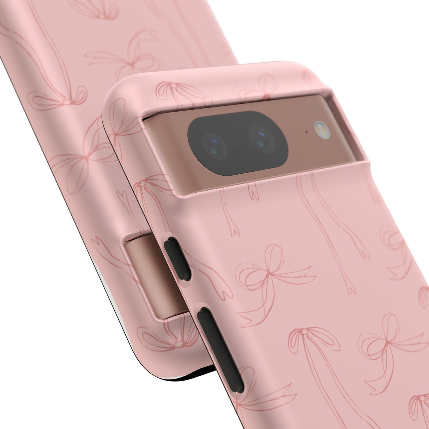 Chic Phone Case with Elegant Bow Design, Stylish Phone Cover, Trendy Accessory for Girls, Birthday Gift, Cute Tech Decor, Protective Case