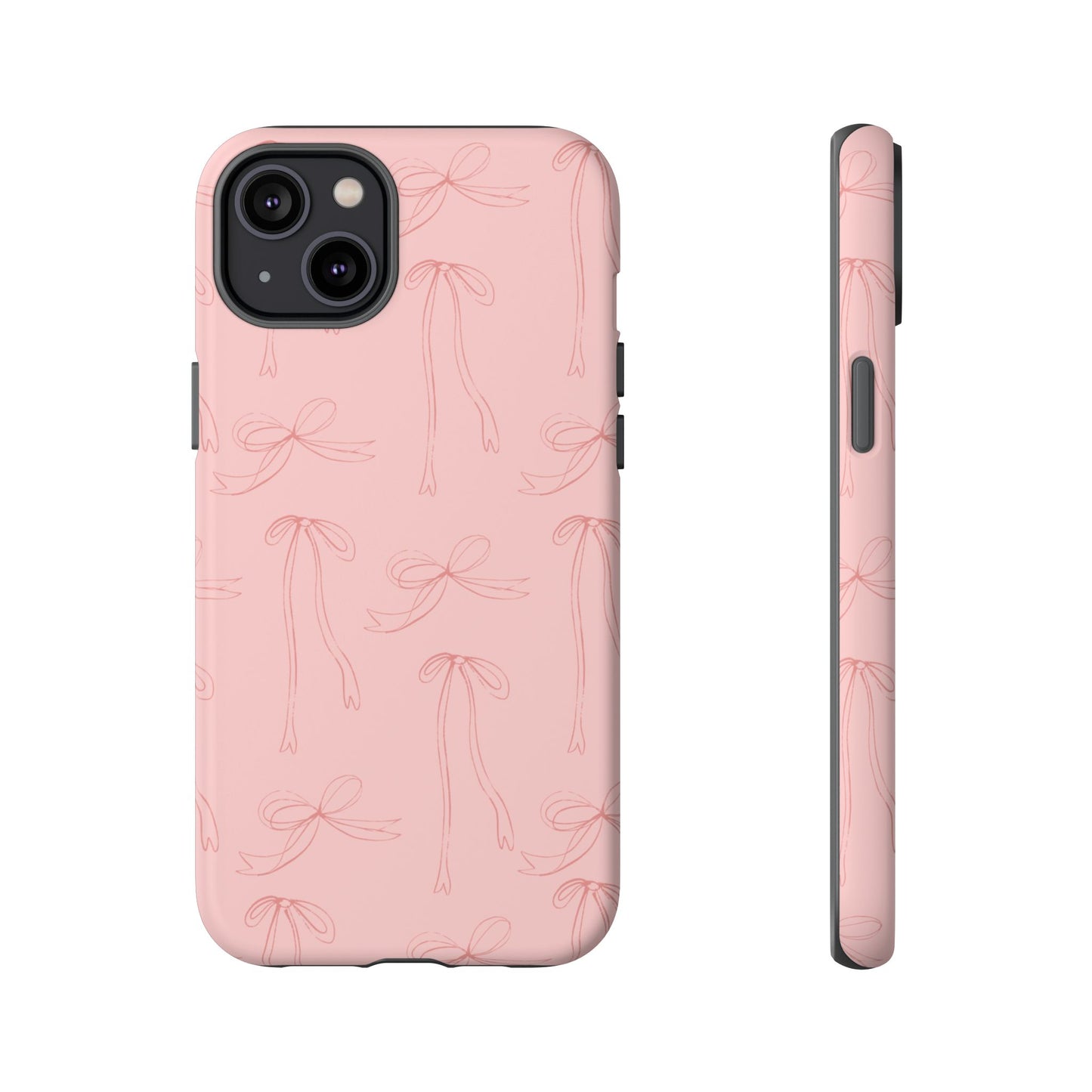 Chic Phone Case with Elegant Bow Design, Stylish Phone Cover, Trendy Accessory for Girls, Birthday Gift, Cute Tech Decor, Protective Case
