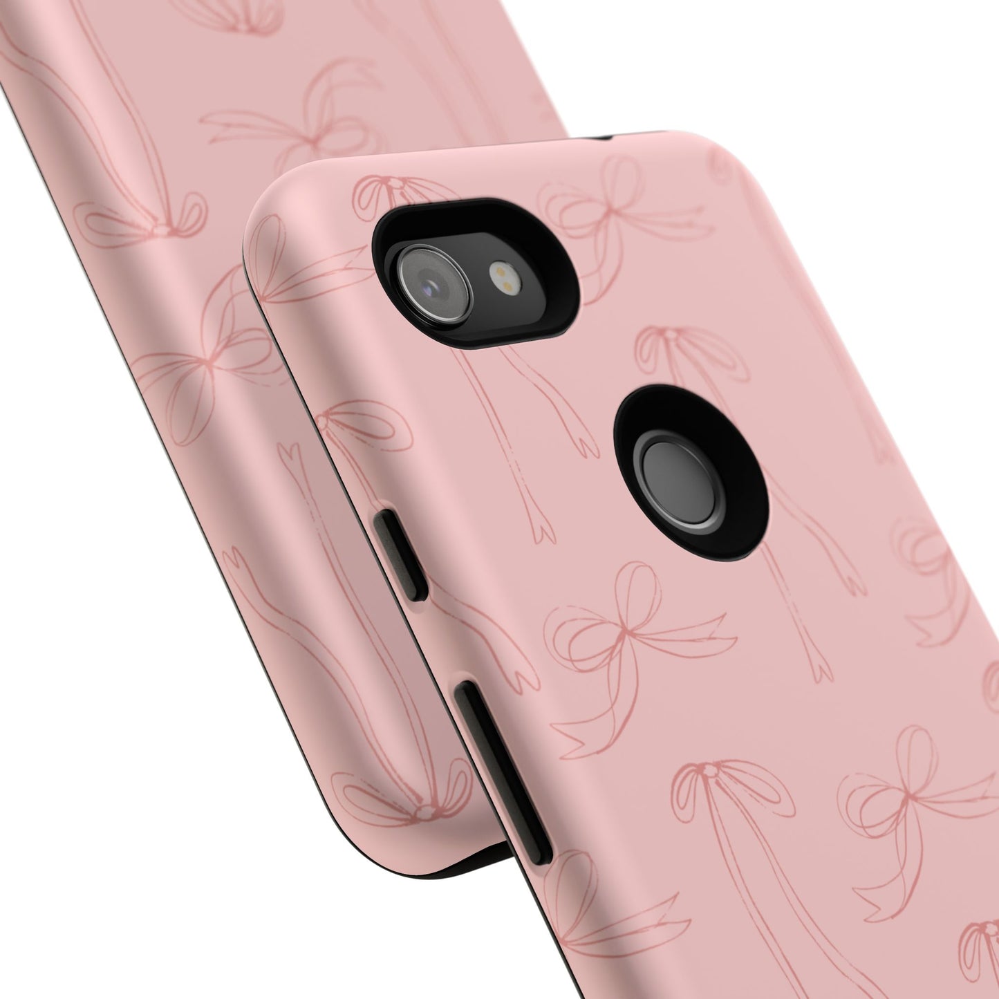 Chic Phone Case with Elegant Bow Design, Stylish Phone Cover, Trendy Accessory for Girls, Birthday Gift, Cute Tech Decor, Protective Case