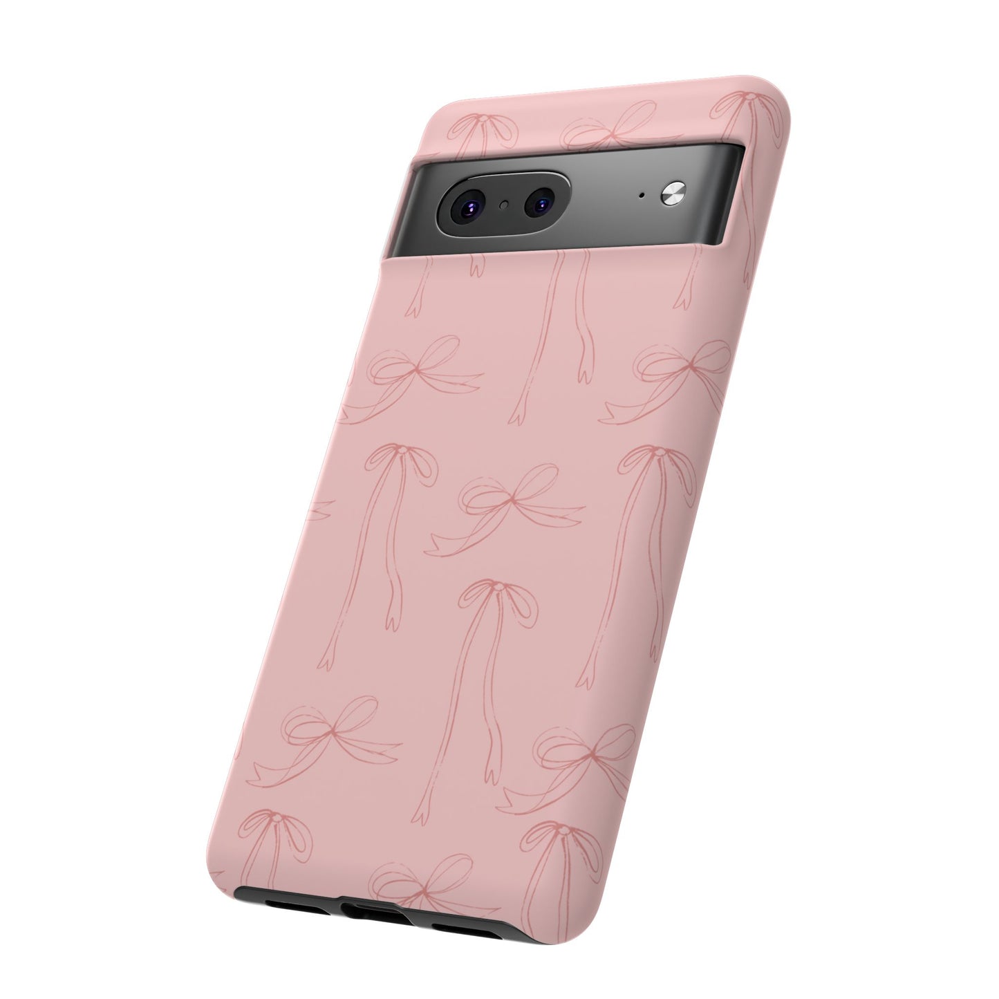 Chic Phone Case with Elegant Bow Design, Stylish Phone Cover, Trendy Accessory for Girls, Birthday Gift, Cute Tech Decor, Protective Case