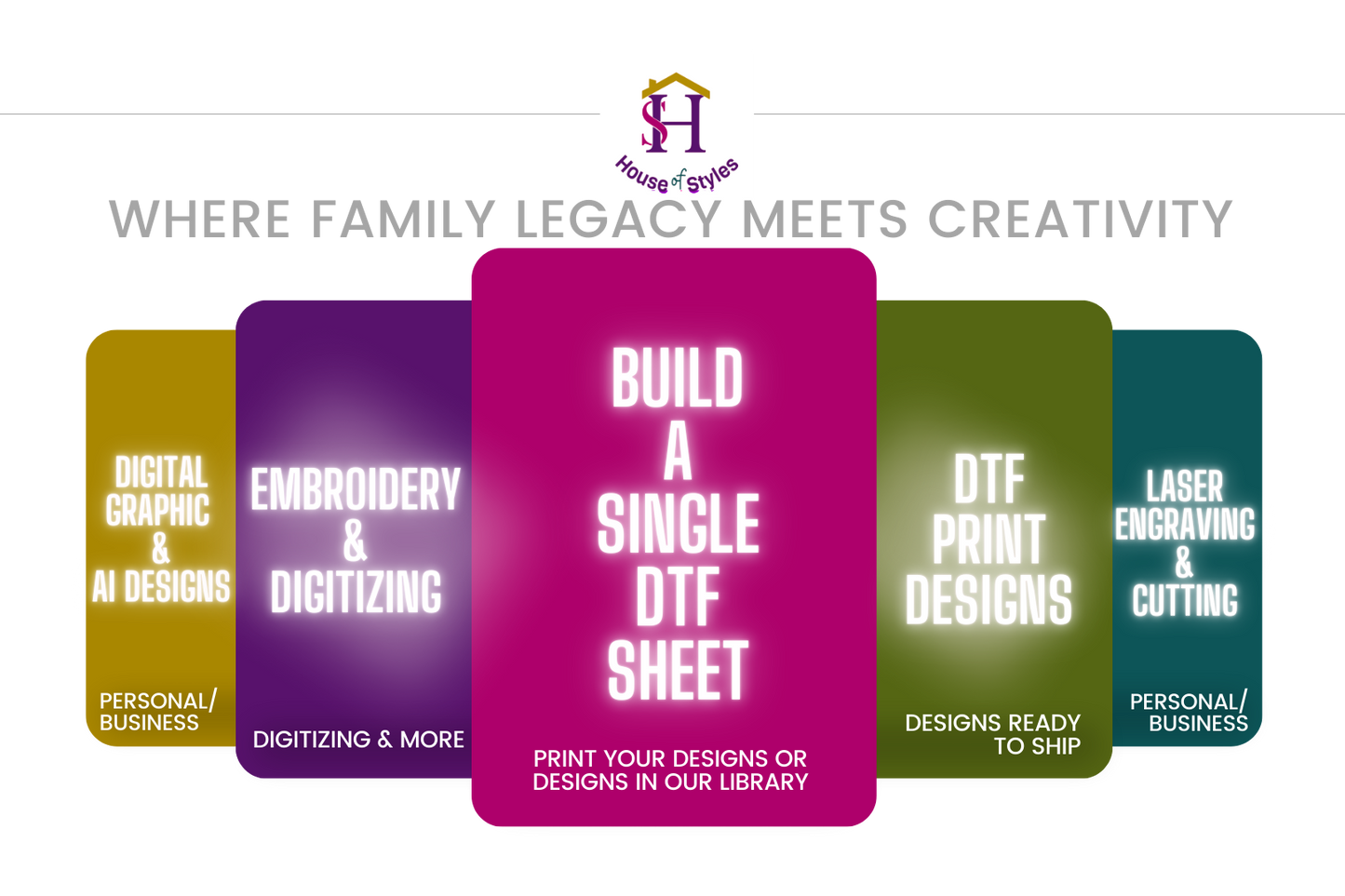 DTF Single Gang Sheets