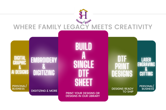 DTF Single Gang Sheets