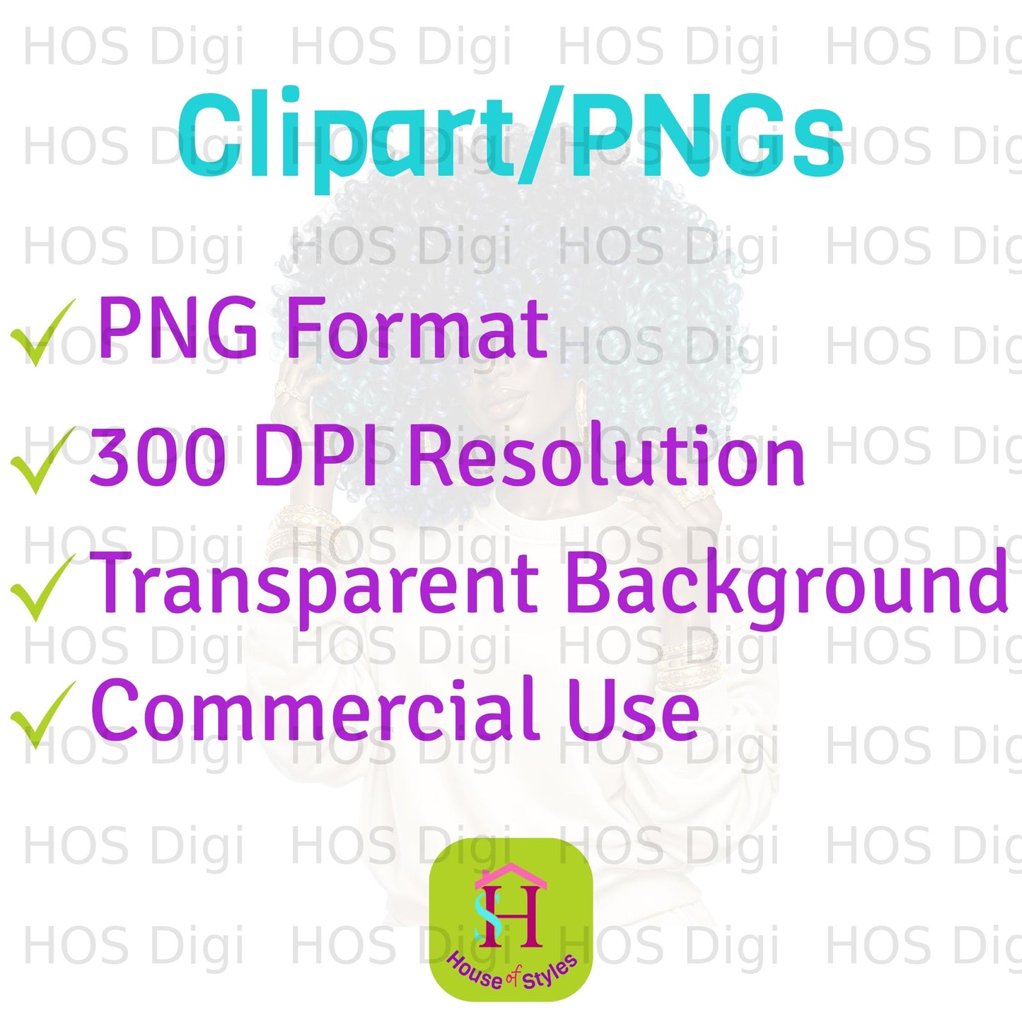 HOS Digi logo with clip art features: PNG format, 300 DPI, transparent background.