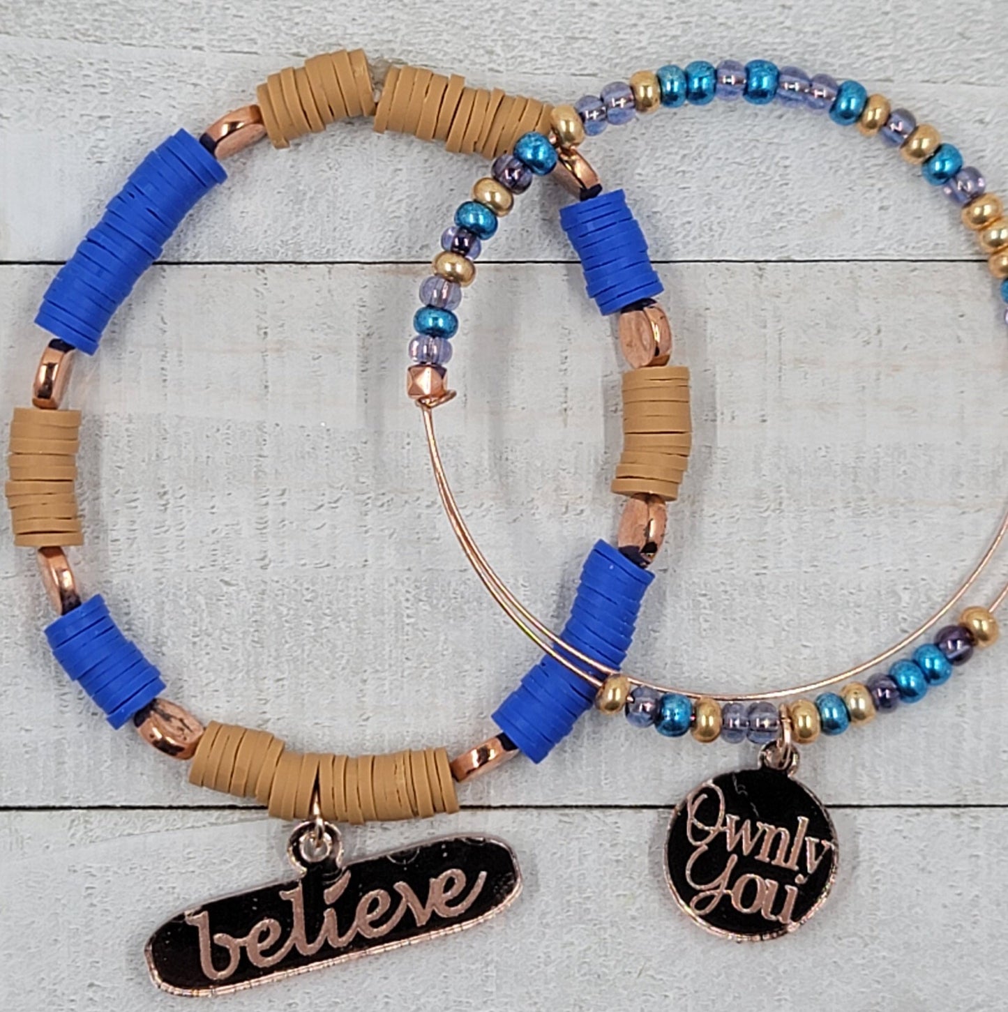 Peanut Butter & Denim Stack Set