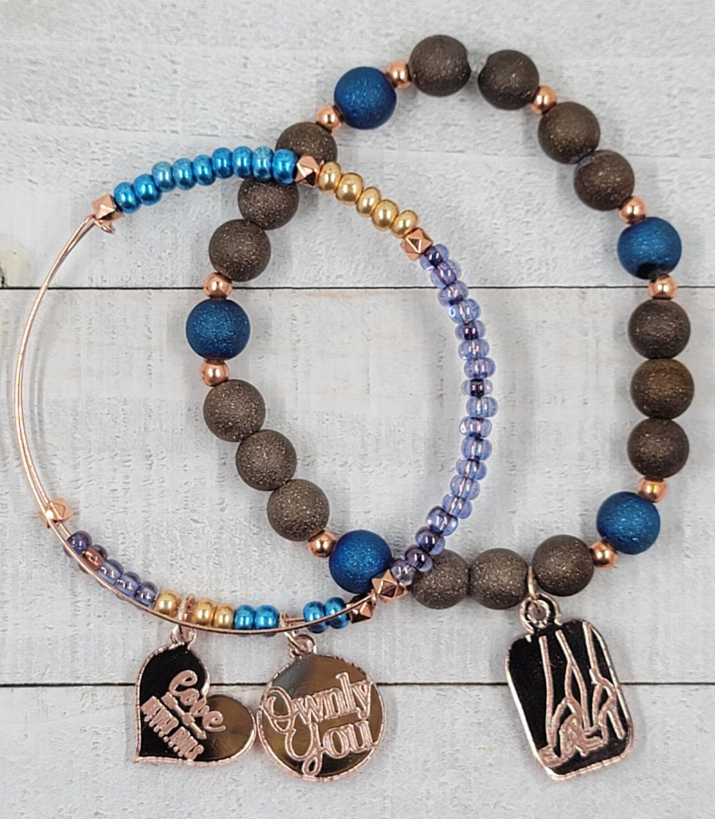Brown Blues Stack Set