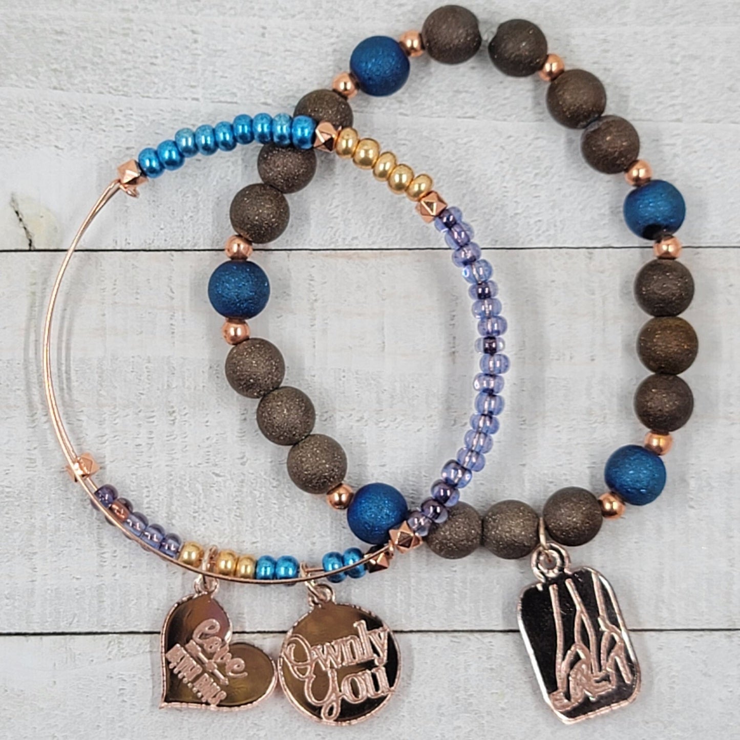 Brown Blues Stack Set