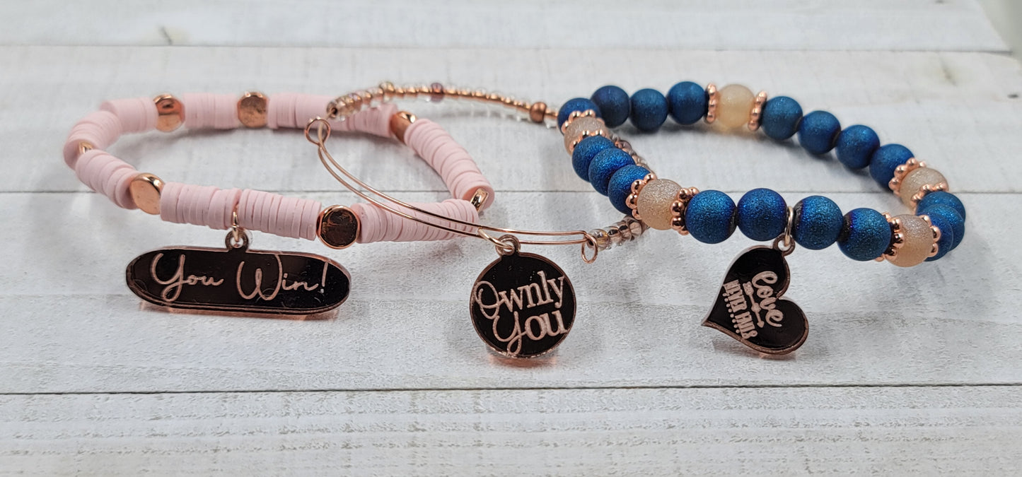 Denim Pink Set