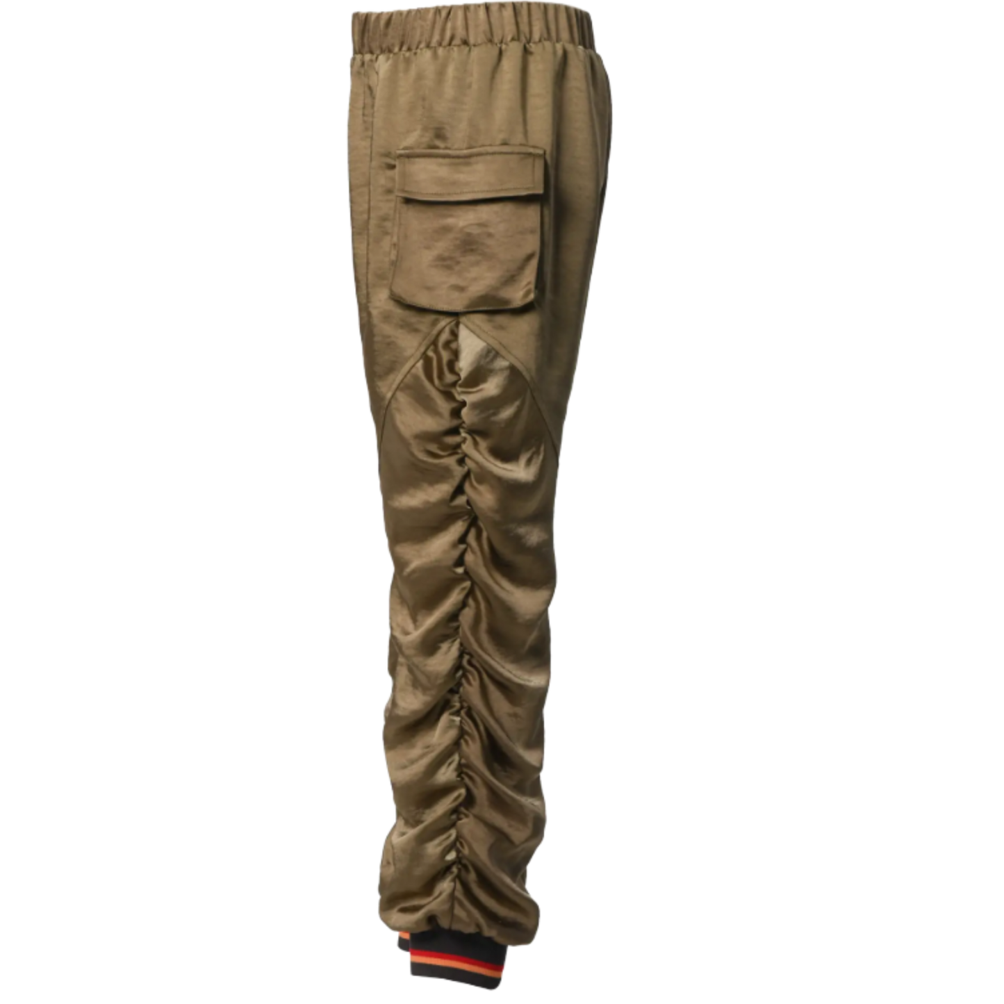 Shimmery Ruched Jogger