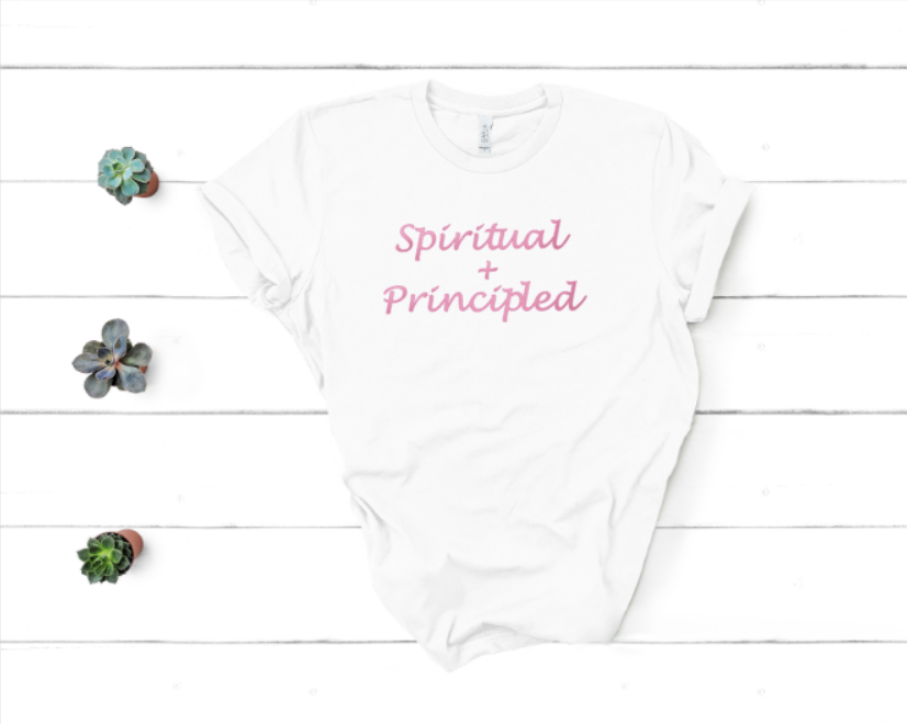 Spiritual + Principled Tee