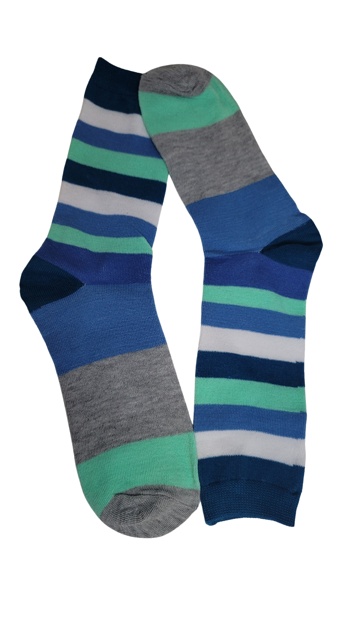 Summer Blues Thick Line Sock